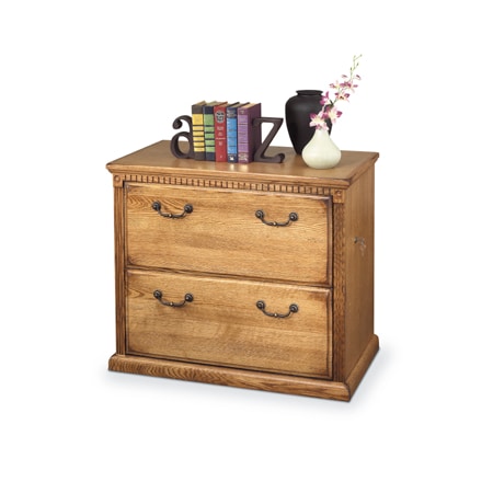 Huntington Oxford Huntington Oxford Lateral 2 Drawer Wood File Storage Cabinet in Wheat HO450/W